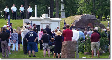 Samuel Merrill Mausoleum Restoration Rededication